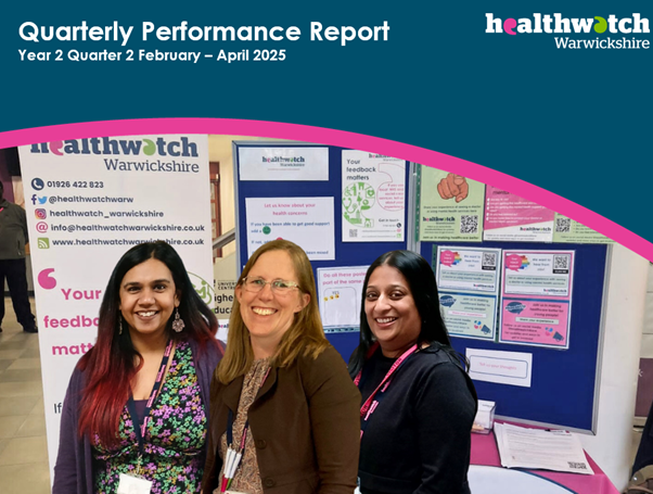 Front cover of HWW performance report for Feb-April 2025