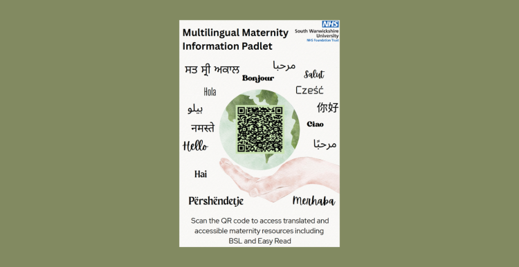 Maternity support in different languages from SWFT