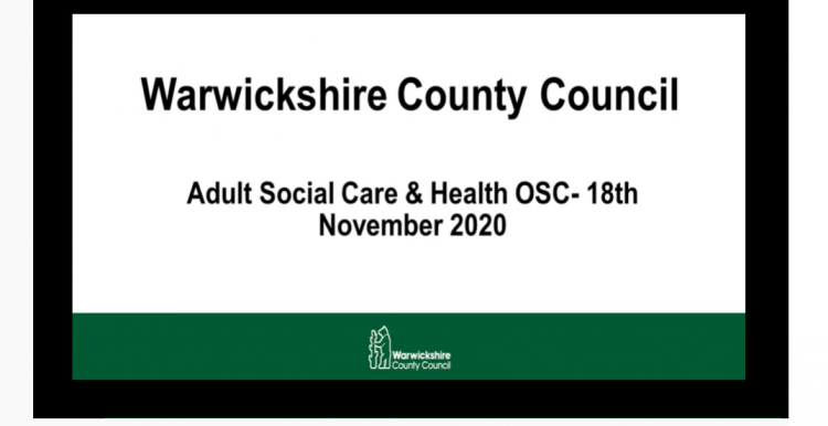 Warwickshire County Council Adult Social Care and Health OSC - 18th November 2020