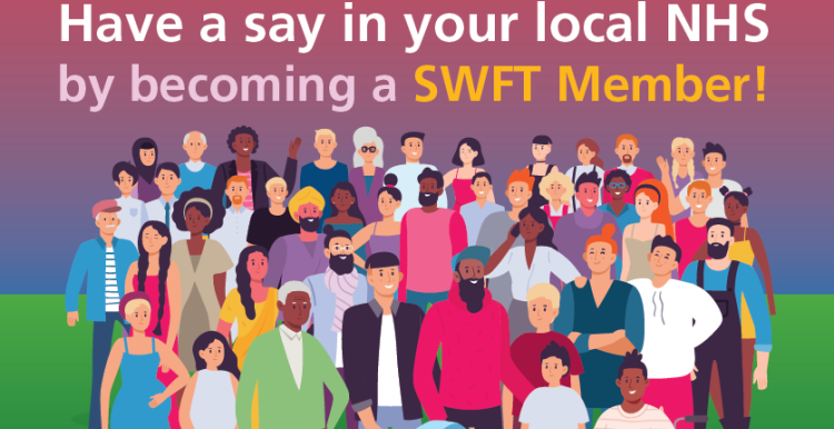 Poster advertising SWFT members sign up