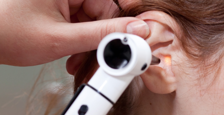 ear test with professional