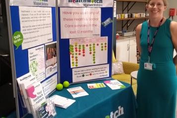 Healthwatch Warwickshire visit Rosalind Court Stratford