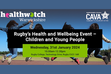 Flyer for WCAVA and HWW Rugby Event 31 Jan 2024