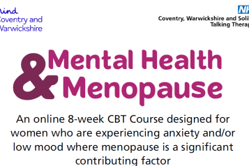 Advert for Mental Health and Menopause free online course