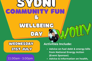 Poster for Sydni Centre fun day 31 July 2024