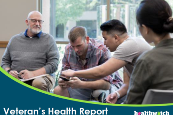 Report cover for HWW Veteran's Health report for Warwickshire North ocrober 2024