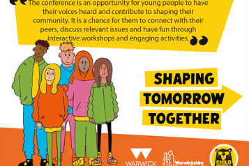 Poster advertising Youth Conference 25 April