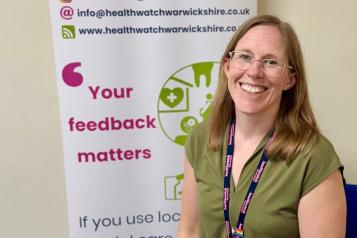 Staff with our HWW banner