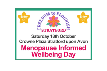 Menopause event October 2025