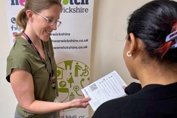 Our staff supporting people in Warwickshire