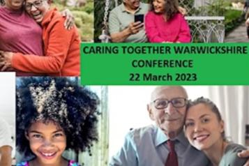 Caring Together Warwickshire Conference poster