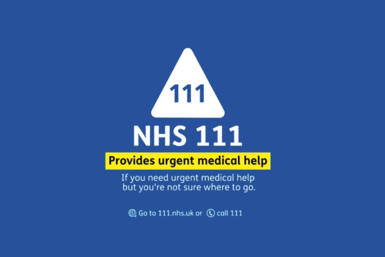 NHS 111 website and call info