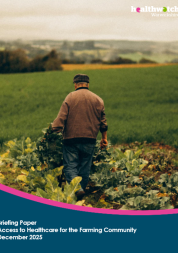 Cover of the HWW Farming Community briefing paper 2025
