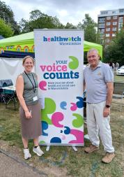HWW staff at Warwickshire Pride Festival 2025
