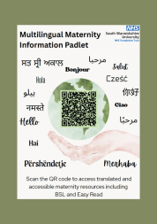 Maternity support in different languages from SWFT